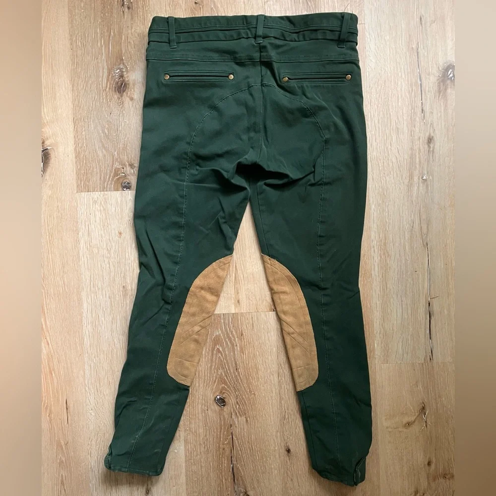 Hunter Green Le Fash NY Knee Patch Breeches US 24 (fits like 26) - Picture 2 of 5